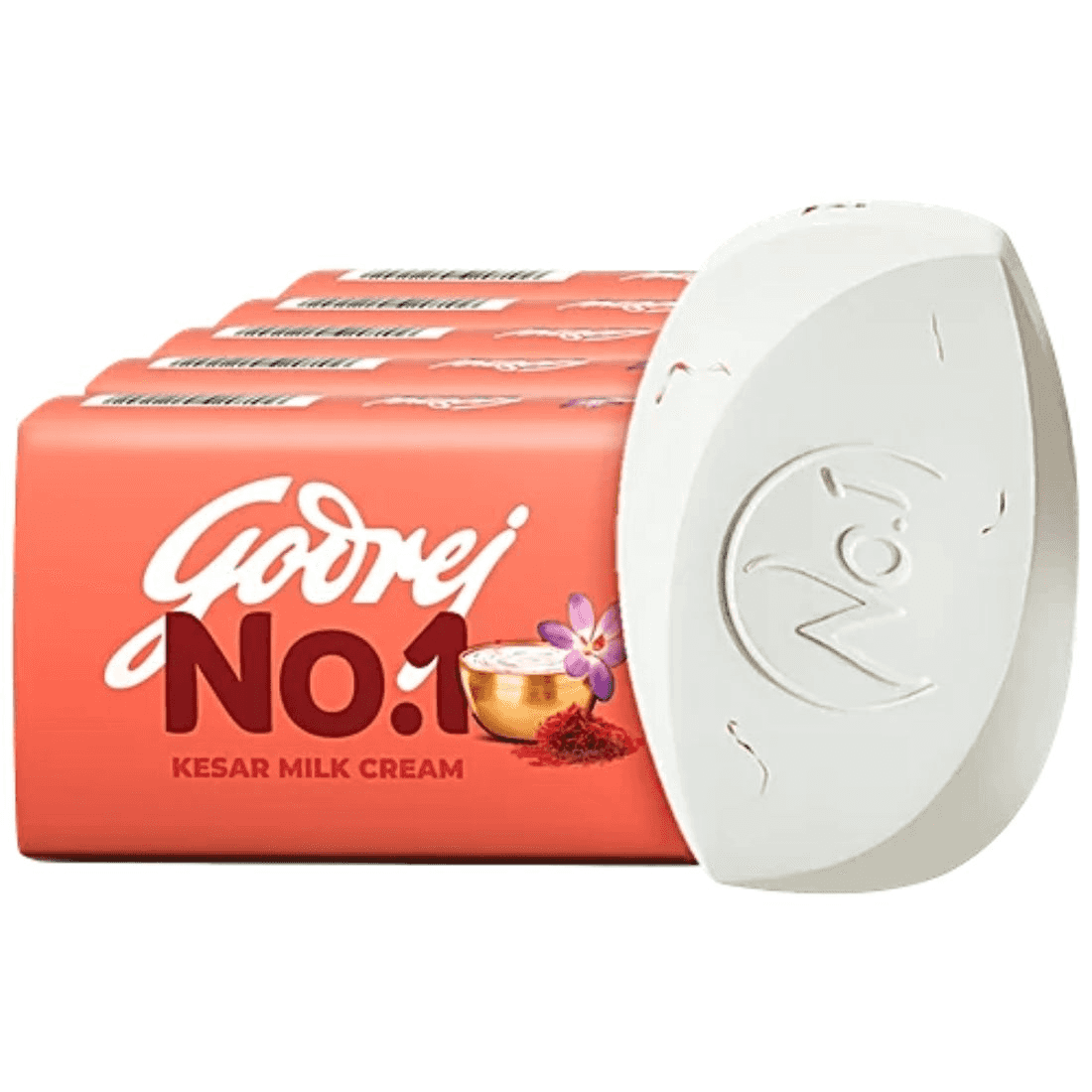 Godrej No.1 Kesar Milk 500g (100G * 5N)