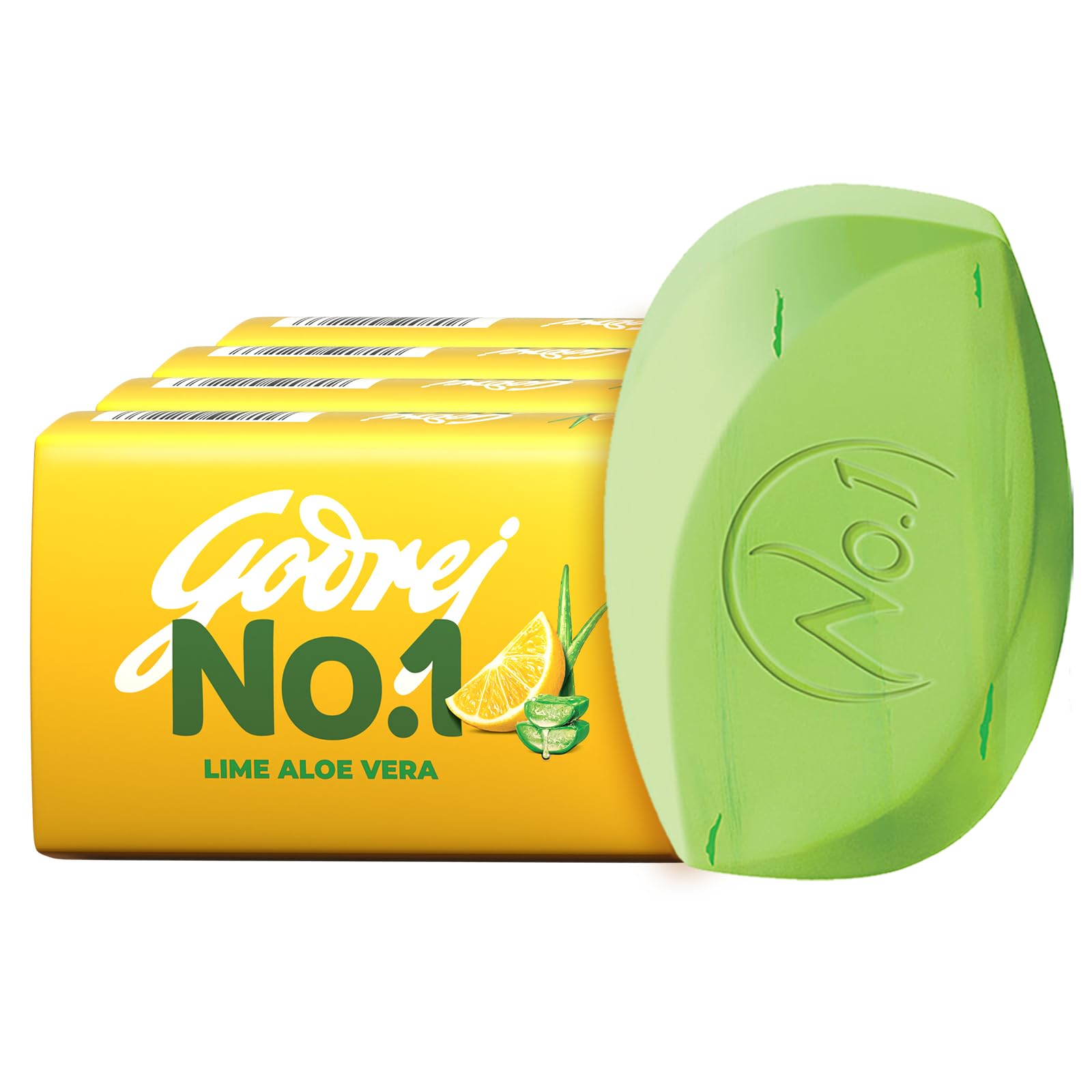 Godrej No.1 Lime Aloevera 600g (150g * 4n)