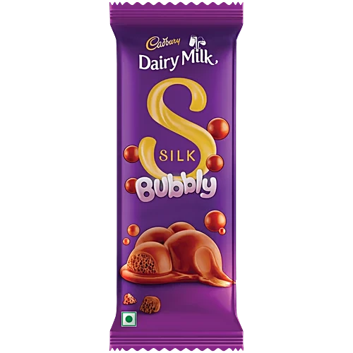 Cadbury Dairy Milk Silk Bubbly Chocolate Bar - 46g