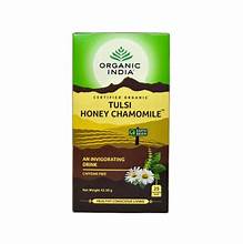 Organic India Tulsi Honey Chamomile Green Tea - 25Bags