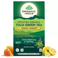 ORGANIC INDIA TULSI GREEN TEA HONEY LEMON