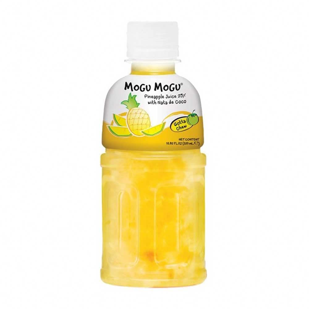 Mogu Mogu Pineapple Juice with 25% NATA De Coco  320 ml