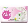 Godrej No1 Bathing Soap Jasmine  Milk Cream  100g*5