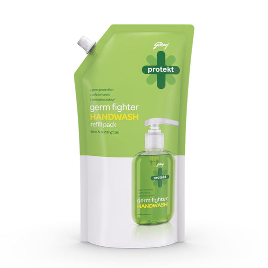 Godrej Protekt Germ Fighter Lime  Eucalyptus Handwash 725ml