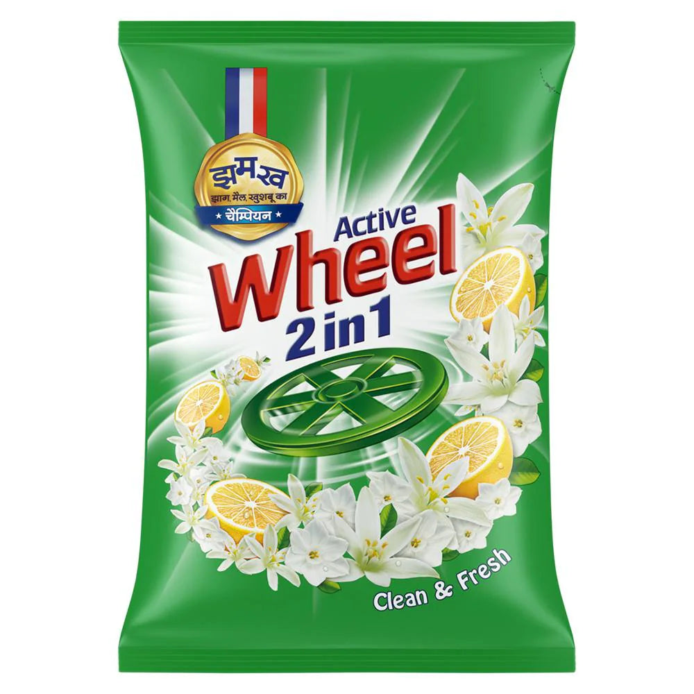 Wheel Green Lemon  Jasmine Detergent Powder  1 Kg
