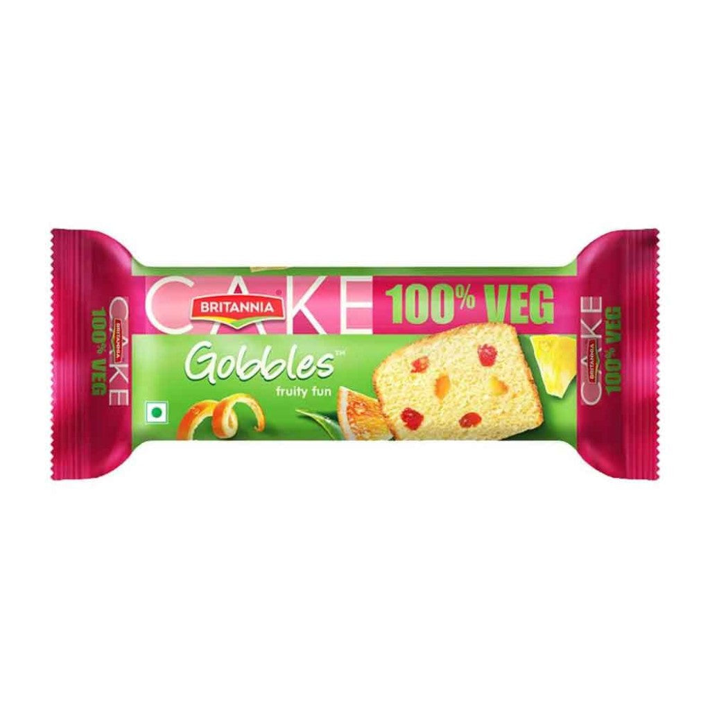 Britannia Gobbles Bar Cake