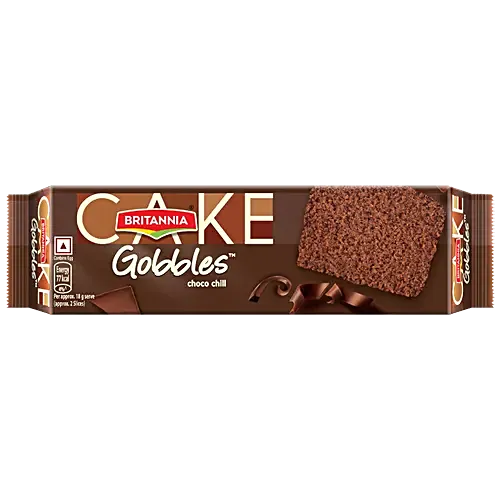 Britannia Gobbles Choco Chill Cake 110gm