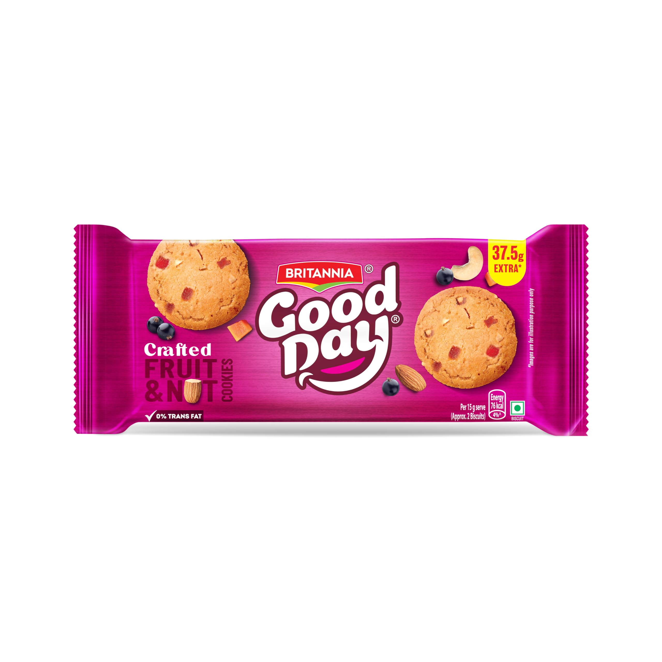 BRITANNIA GOODDAY FRUIT N NUT 20/-