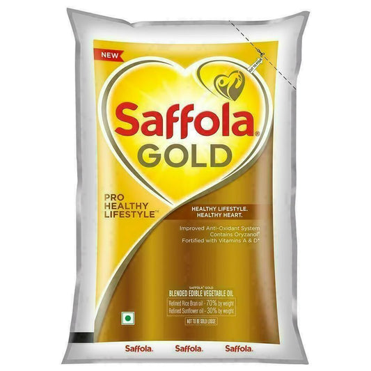 Saffola Gold Refined Cooking Oil  1 Ltr