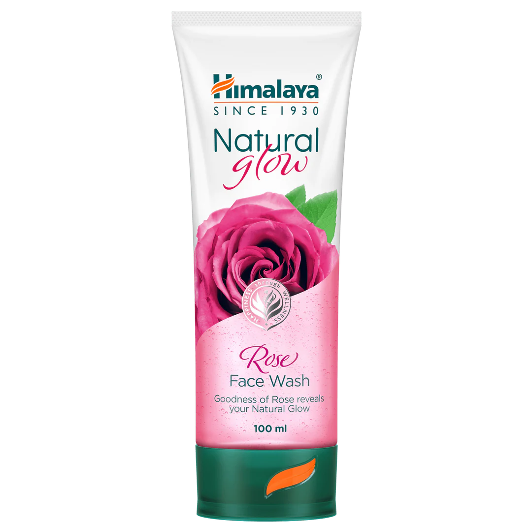 Himalaya Natural Glow Rose Facewash 100ml