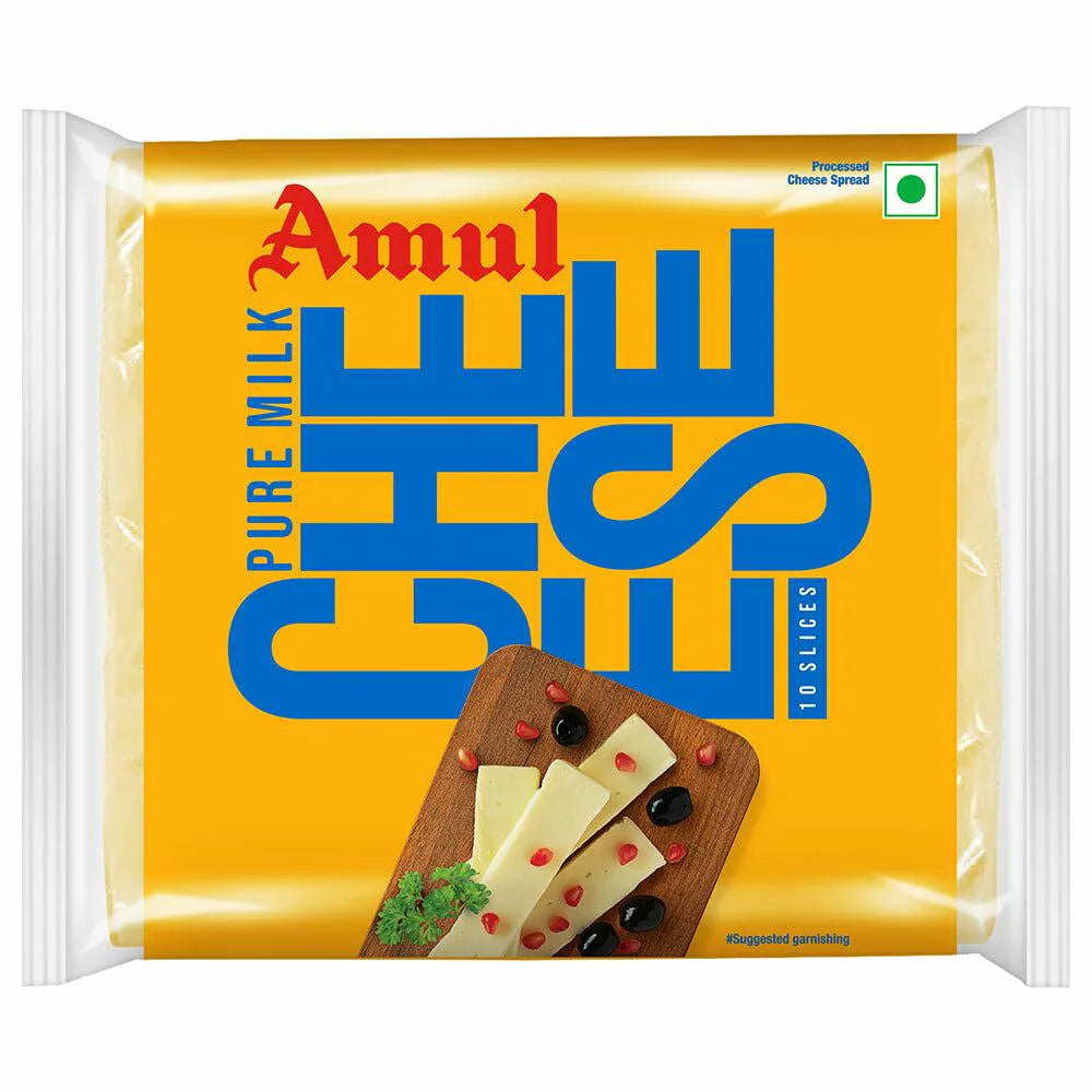 Amul Plain Cheese Slices 200g