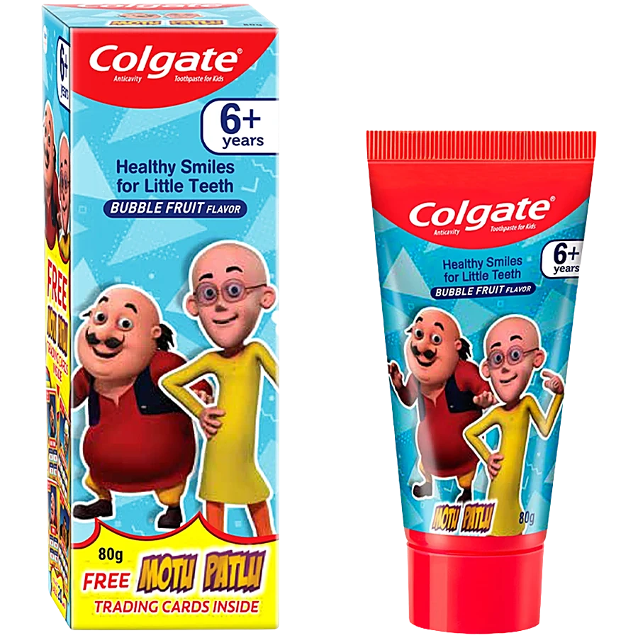 COLGATE BUBBLE FRUIT FLAVOUR TOOTHPASTE 80G(6+YEARS)