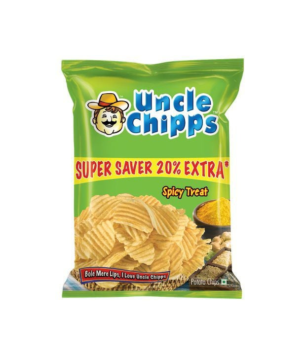 Uncle chipps Spicy Treat Potato Chips