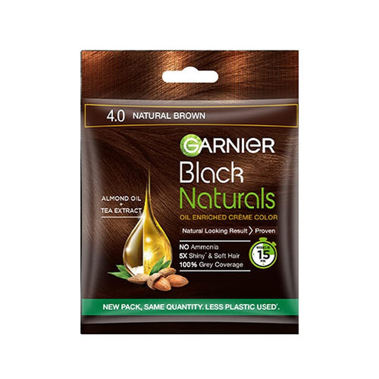 Garnier Hair Colour Black Naturals 4 Natural Brown