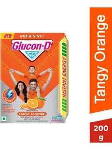 GLUCON-D TANGY ORANGE 200GM