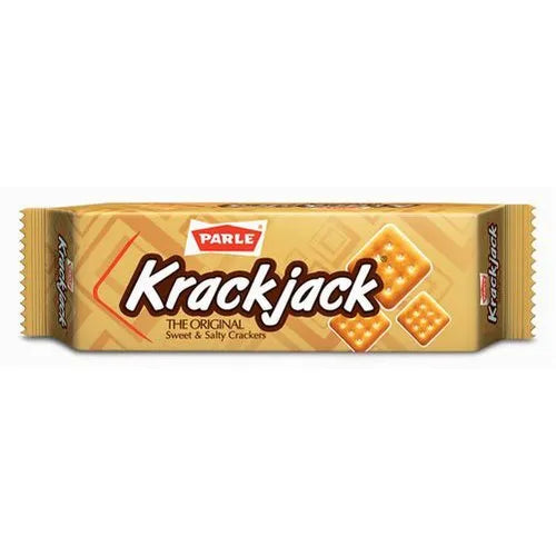 PARLE KRACK JACK BISCUIT 5/- ( PACK OF 12N )