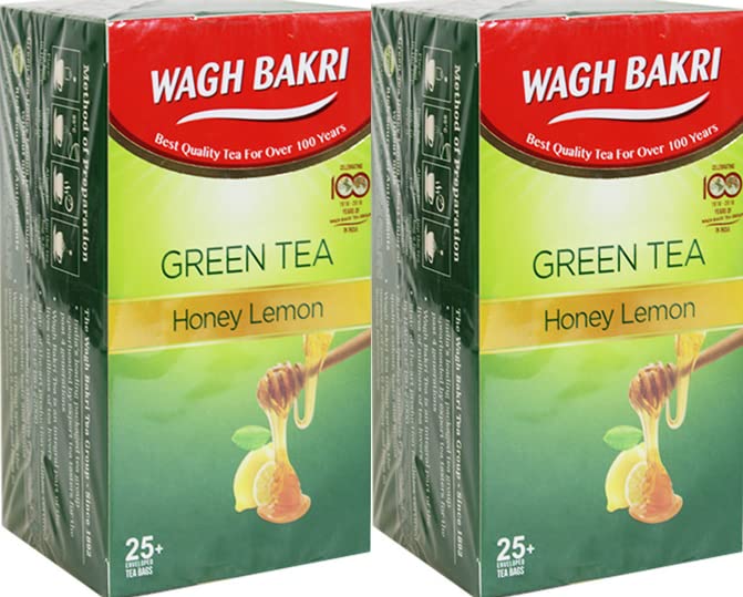 Wagh Bakri Green Tea Honey Lemon ( Buy 1 Get 1 Free )