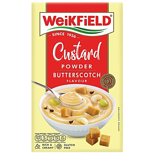 Weikfield Custard Power - Butterscotch Flavour 75gm