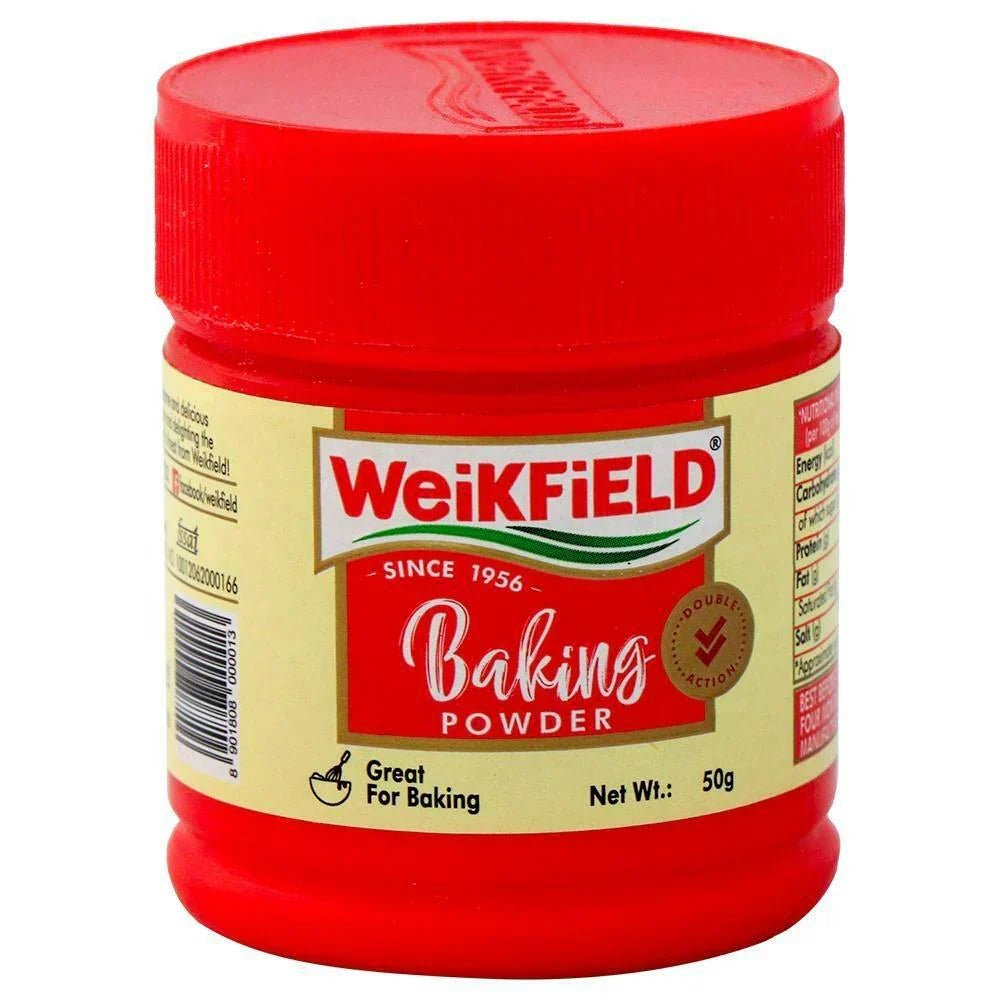 Weikfield Baking Powder in Reusable Poly Jar  50 g