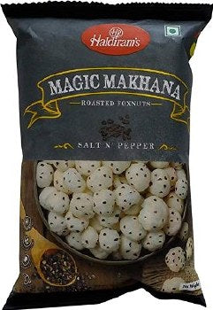 Haldirams Magic Makhana Roasted Foxnuts Salt N Pepper