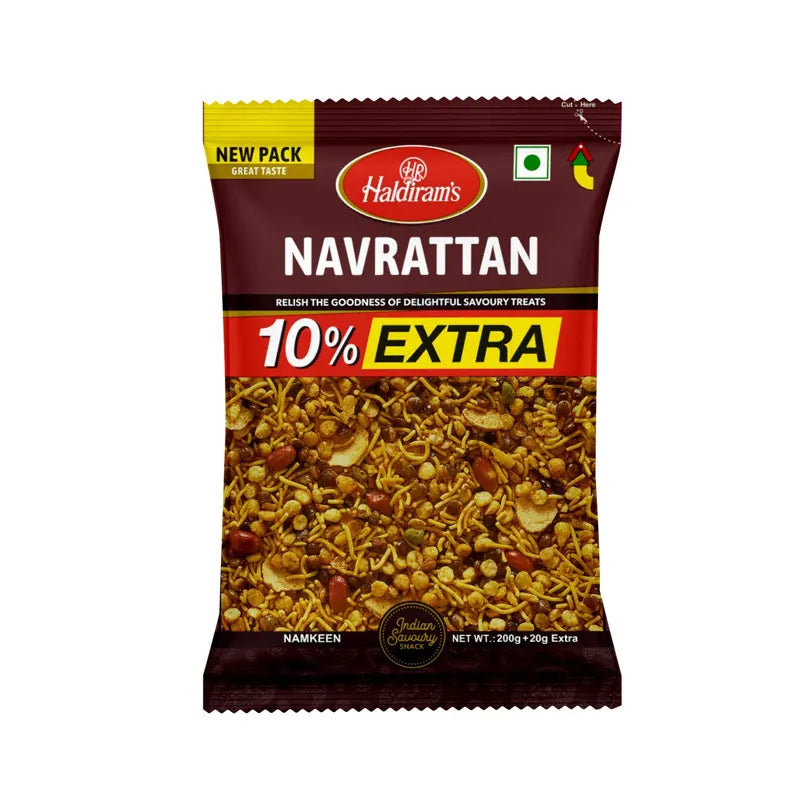 Haldirams Namkeen   Navrattan 20g