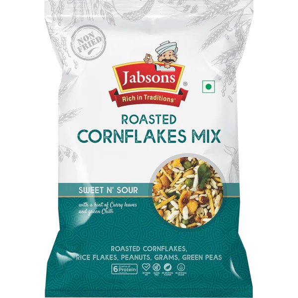 JABSONS ROASTED CORNFLAKES MIX 200G