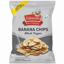 Jabsons Banana Chips Black Pepper 150g