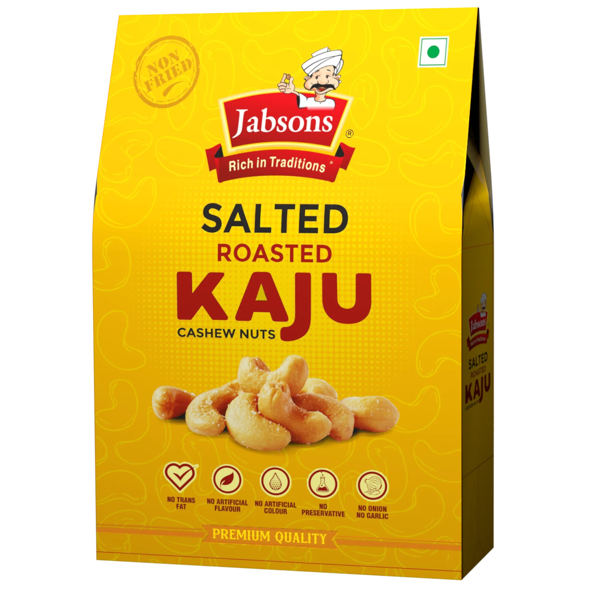 JABSONS SALTED ROASTED CASHEW NUTS 200GM
