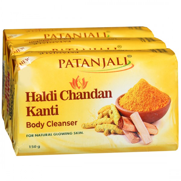 Patanjli Haldi Chandan Body Cleanser 150g*4N