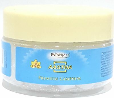 Patanjli Aastha Premium Camphor 25gm