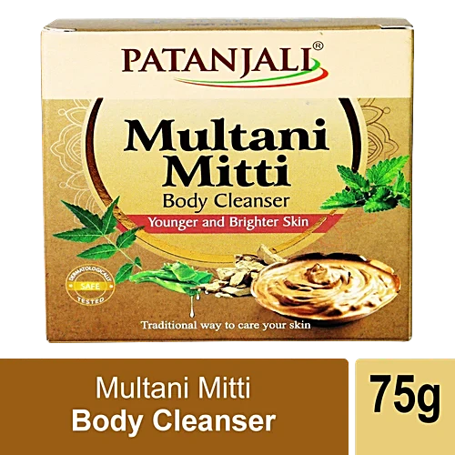 Patanjli Multani Mitti Body Cleanser 75g
