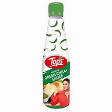 Tops Green Chilli Sauce 650g