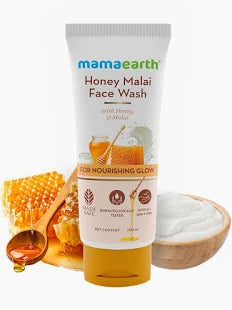 MAMAEARTH HONEY MALAI FACE WASH 100ML