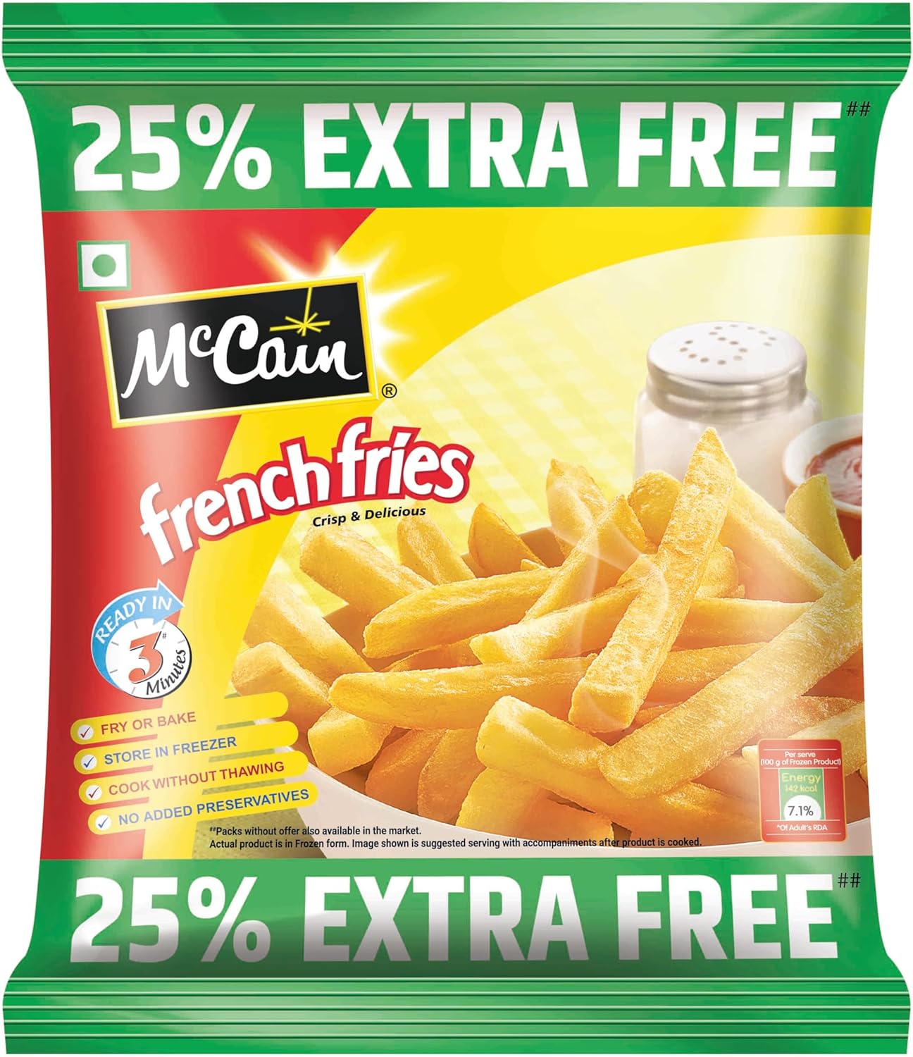 Mccain French Fries Regular Pack 42g