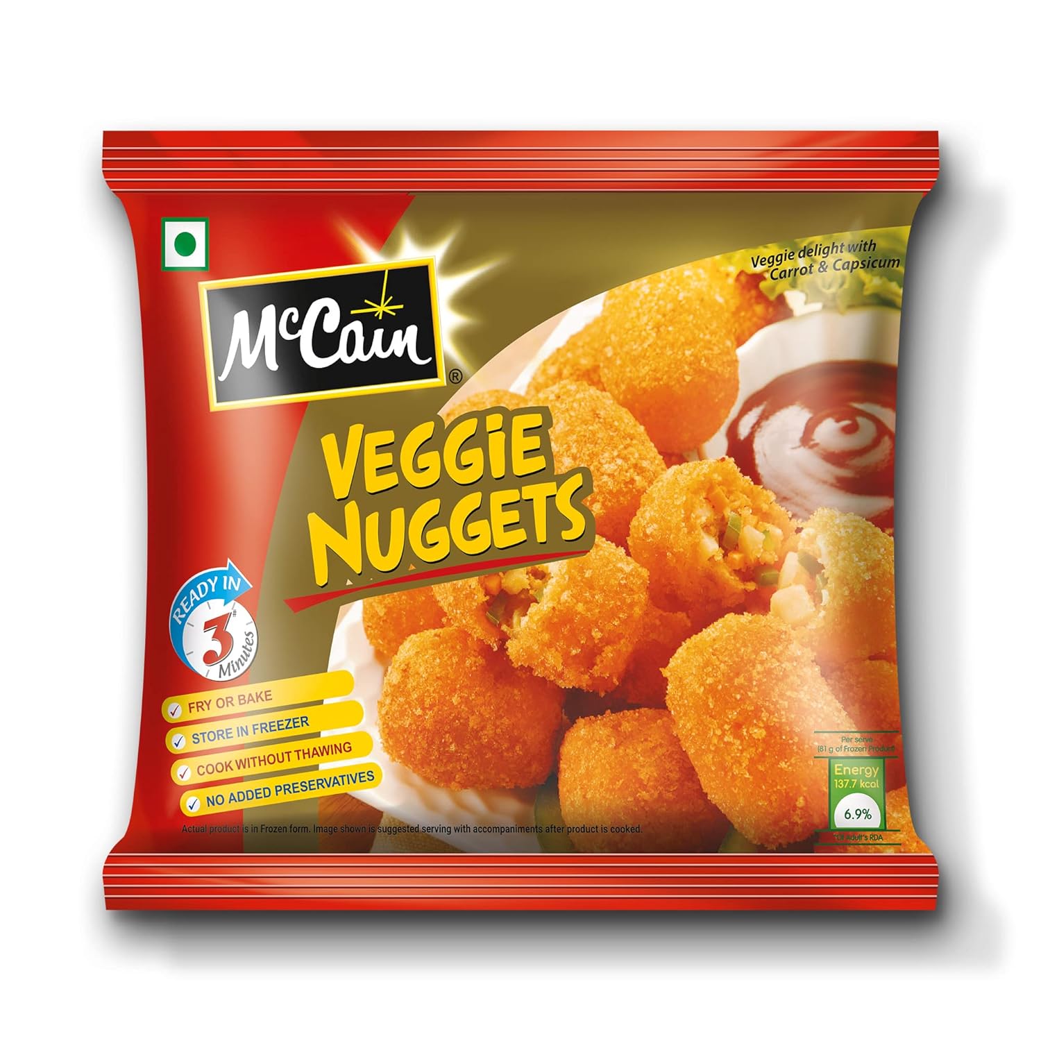 Mccain Veggie Nuggets 325 G