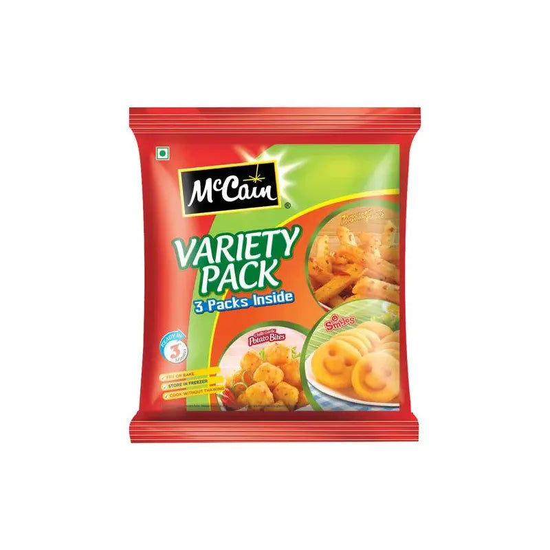 Mccain Variety Pack Chilli Garlic Potato Bites 55g