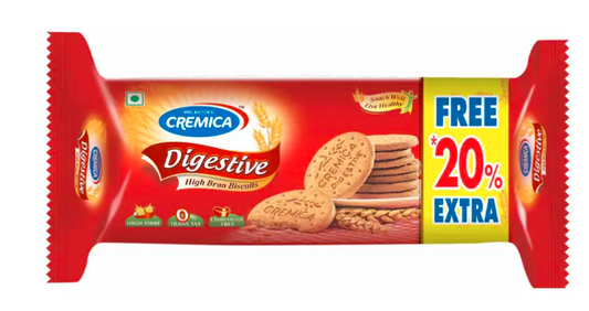 Cremica Digestive High Bran Biscuits 120g
