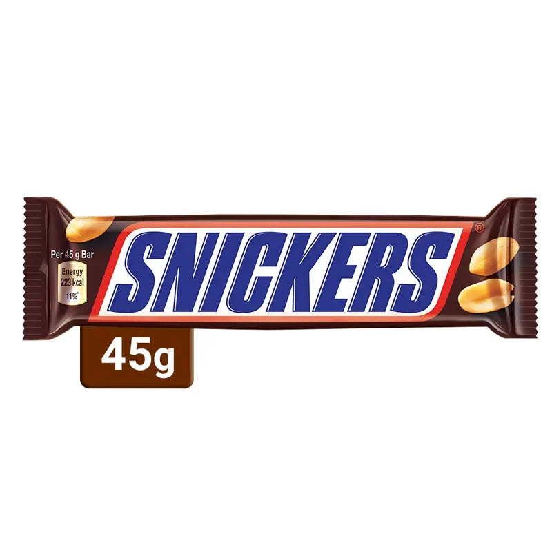 Snickers Chocolate Bar  Almonds  45 g