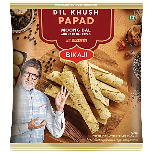 Bikaji Papad   Dilkhus 400g