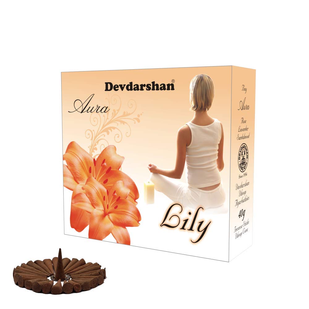 Devdarshan Aura Dhoop Cones Lily