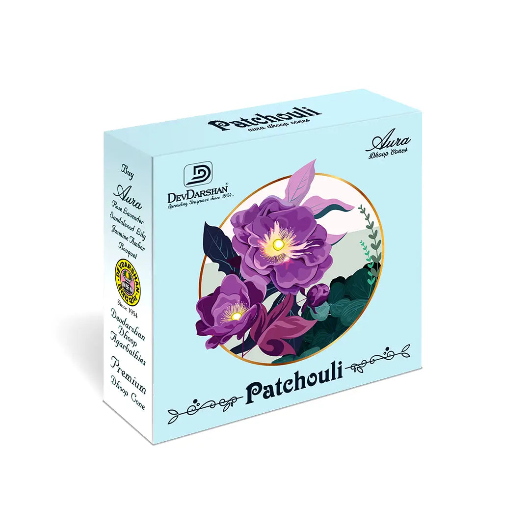 Devdarshan Aura Dhoop Cones Patchouli