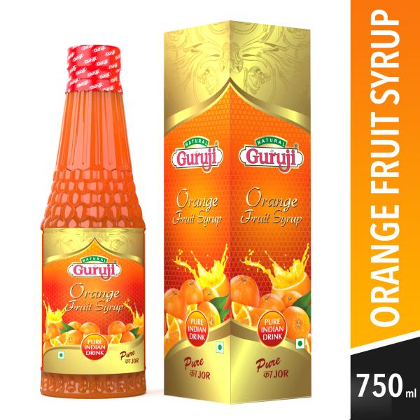 Jai Guruji Orange Fruit Syrup 750ml