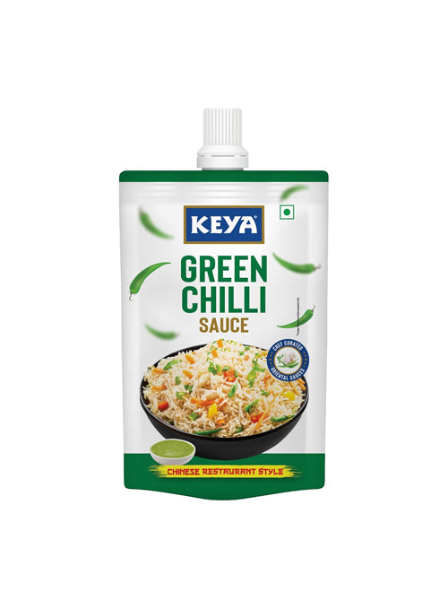 Keya Green Chilli Sauce - Spicy Condiment 90g