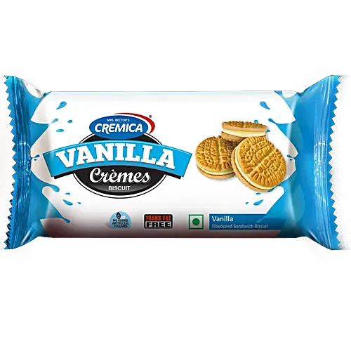 Cremica Cremes Vanilla Flavoured Biscuit 120g