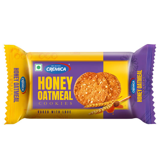 Cremica Honey Oatmeal Cookies Biscuit 75g