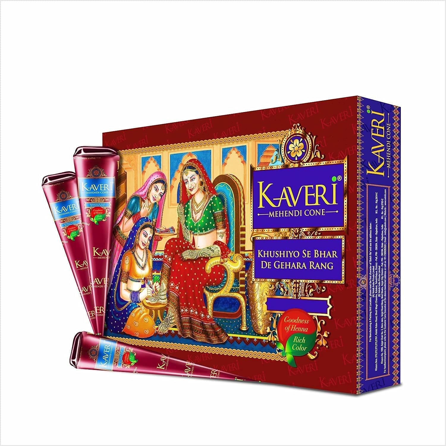 Kaveri Mehandi Cones  Pack of 10