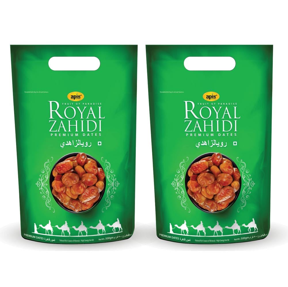 Apis Royal Zahidi Premium Dates Buy 1 Get 1 Free  500 g each