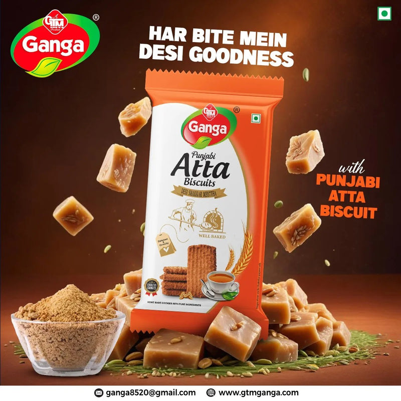 Ganga Punjabi Atta Biscuits