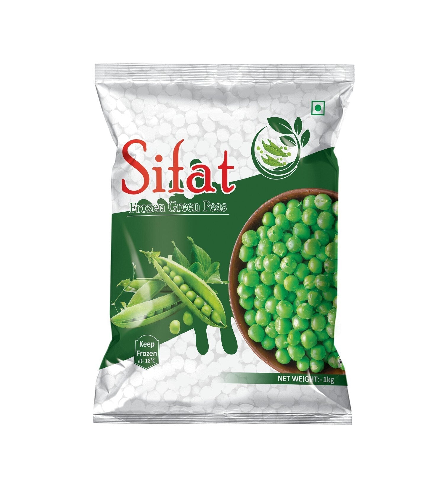 Sifat Frozen Green Peas  1 Kg