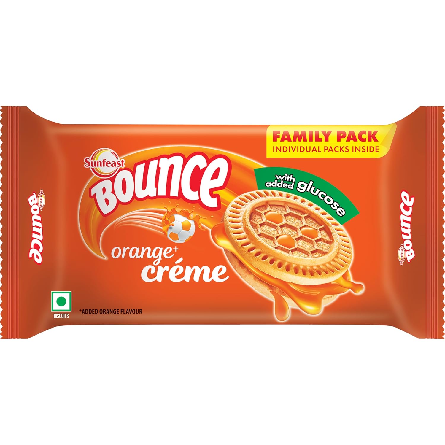 Sunfeast Bounce Biscuits  Orange Creme